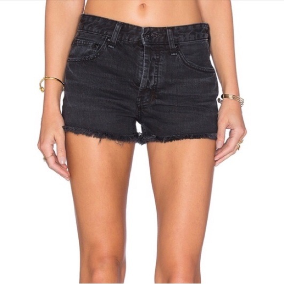 Free People Uptown Black Denim Shorts - Picture 12 of 12